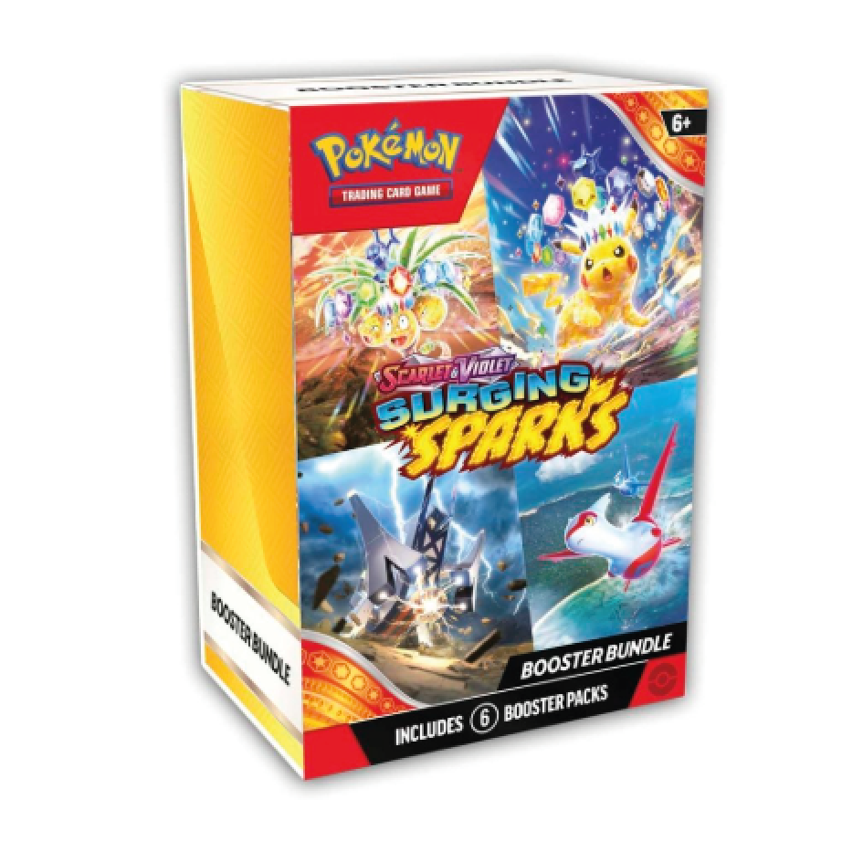 Boosterpack Produktbild Pokémon Surging Sparks englische Ausführung
