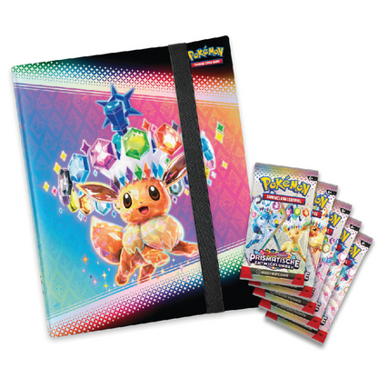 Binder Collection deutsche Ausführung von Pokémon prismatische Entwicklungen