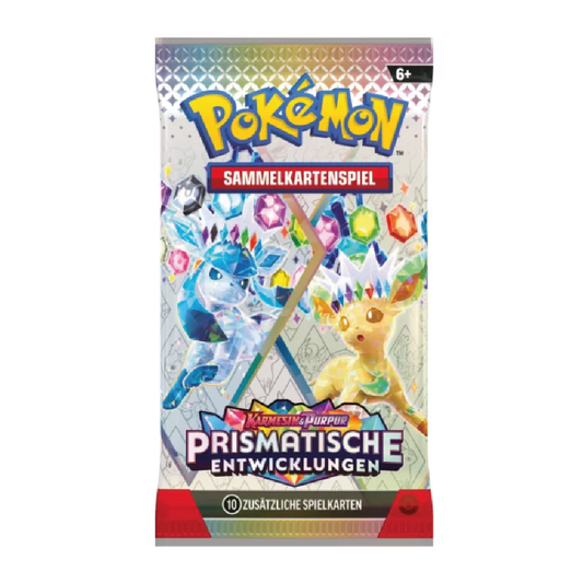 Boosterpack einzeln deutsche Ausführung von Pokémon Prismatische Entwicklungen-Produktbild